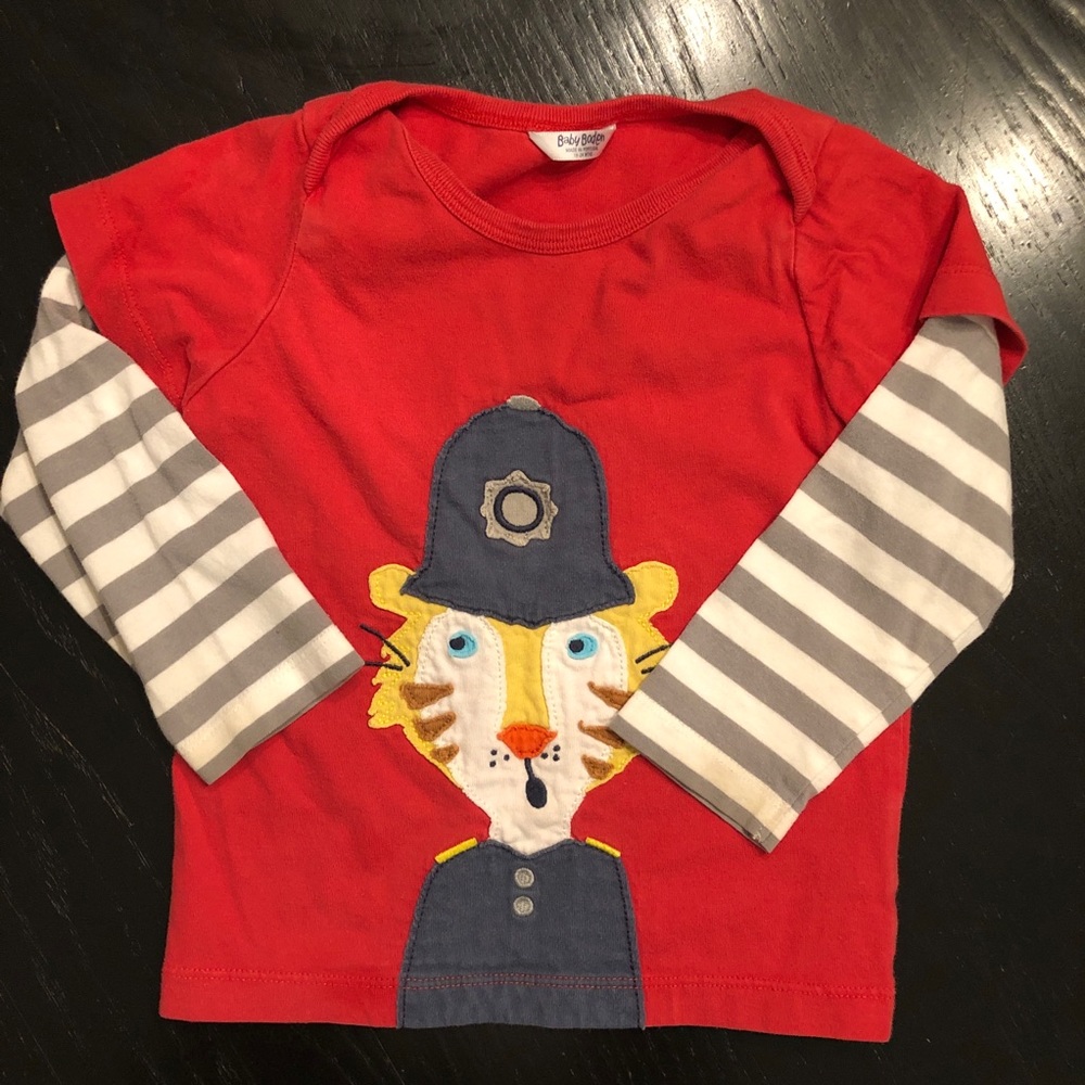 Baby Boden appliqué shirt